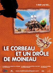 Le corbeau et un drole de moineau